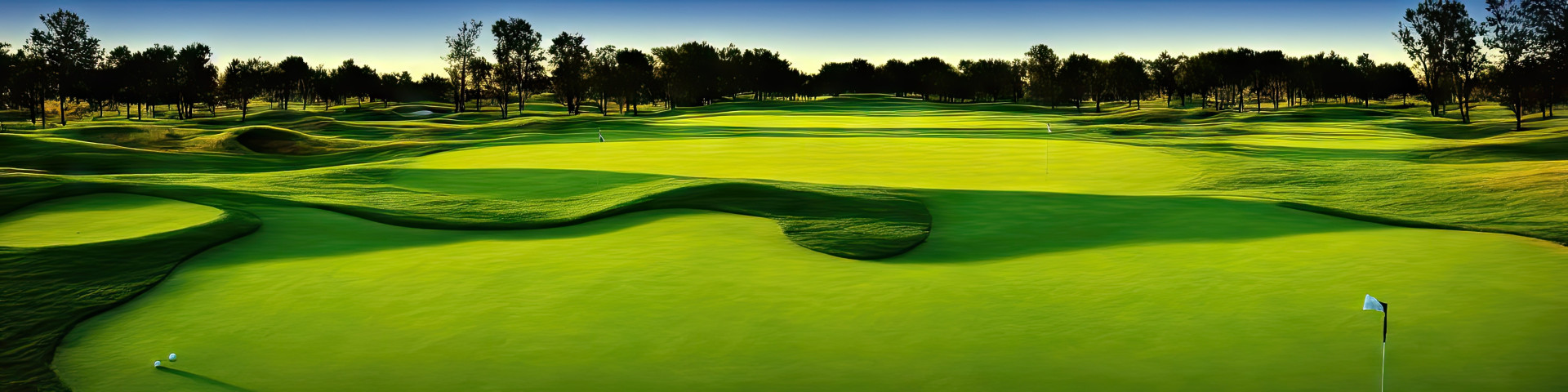 Golf course scene